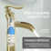 Vessel Sink Faucet Waterfall with Pop Up Drain Without Overflow and Supply Lines Bathroom faucets for Sink 1 Hole One Handle Faucets Vanity Bath Mixer Tap
