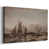 Toile naturelle avec cadre flottant