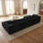 Boneless 149" Oversize Modular Reversible Sectional Sofa, No Assembly Corner L-Shape Couch-890055999