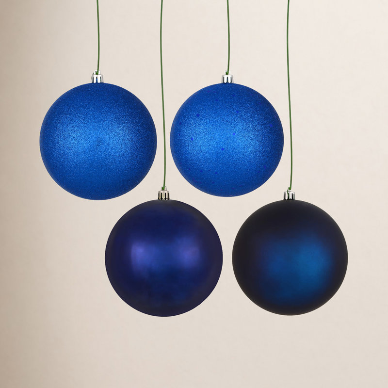 Shatterproof Bauble, Midnight Blue, 20, 2.75" H x 2.75" W x 2.75" D