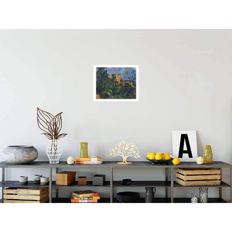 Château Noir, Paul Cézanne, estampe numérique, H 16 po x l 20 po