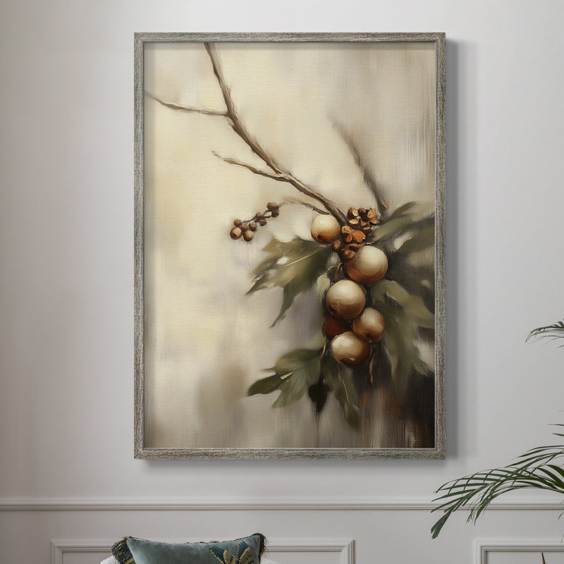 Art des Fêtes de Noël, série 2, CCXXIV, reproduction encadrée - bois massif, H 11 po x l 9 po