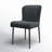 Estrella Boucle And Metal Legs Dining Chair-709672449