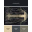 Tapis doux et moelleux éclectique à motif éclats d'étoiles en noir - reliure noire-937903386