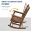Chaises pliantes Adirondack, chaises d'extérieur toutes saisons pour terrasse de jardin, sièges durables et confortables