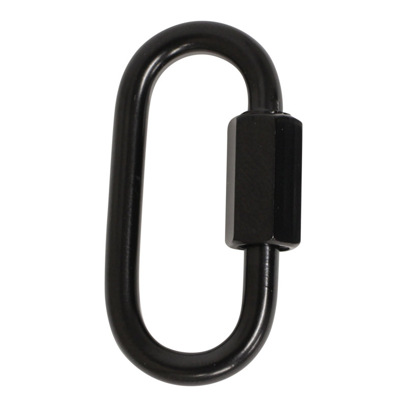 Verrouillage à vis fileté (2 pièces), H 1,57 po x l 0,79 po x P 0,16 po, Noir, noir, noir, noir