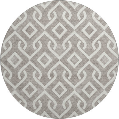 Premium Machine Washable Cerrito Taupe Rug