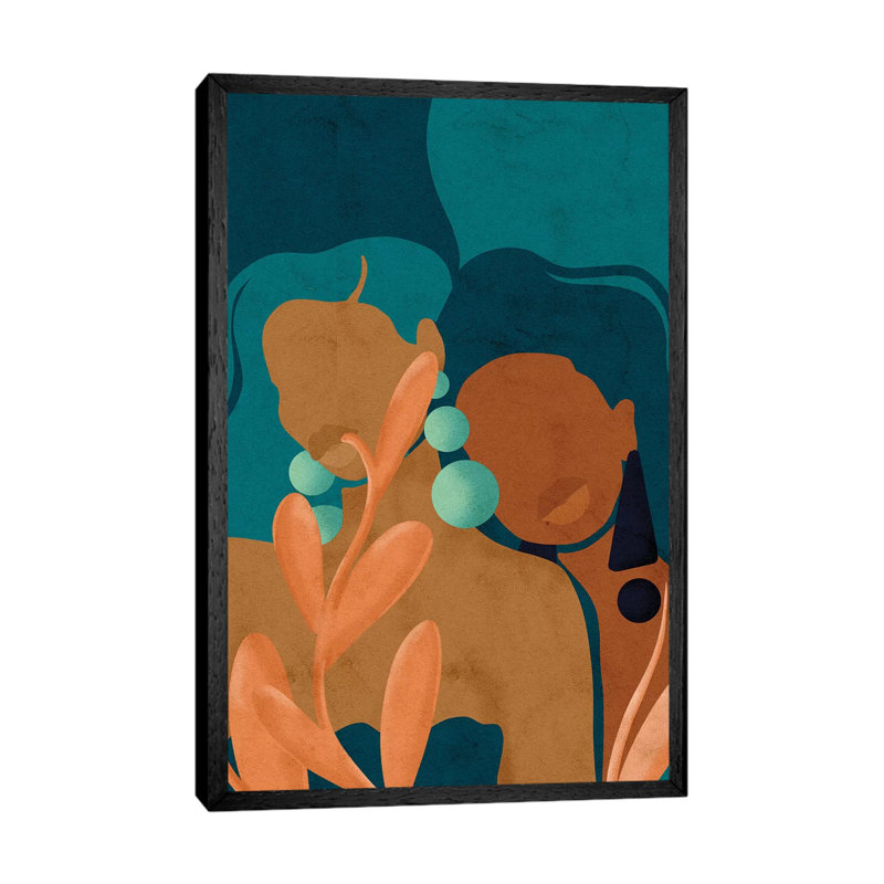 Comfort by Reyna Noriega - Print on Canvas, 66.04 cm H x 45.72 cm W, Black Framed