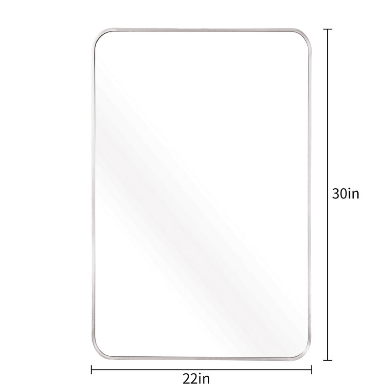 Miroir de salle de bain 22 ", Argent