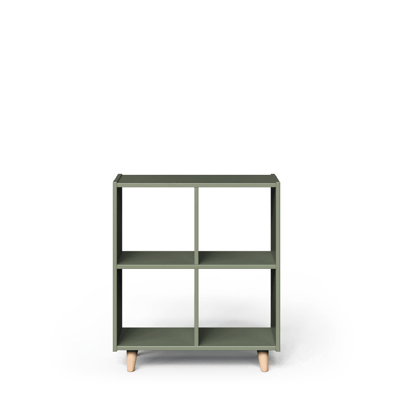 Quatre cubes, Taupe / naturel