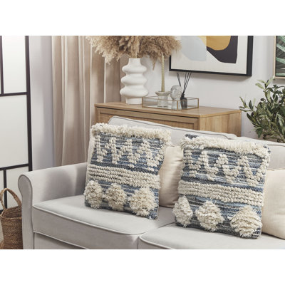 Jenecke Geometric Square Cushion