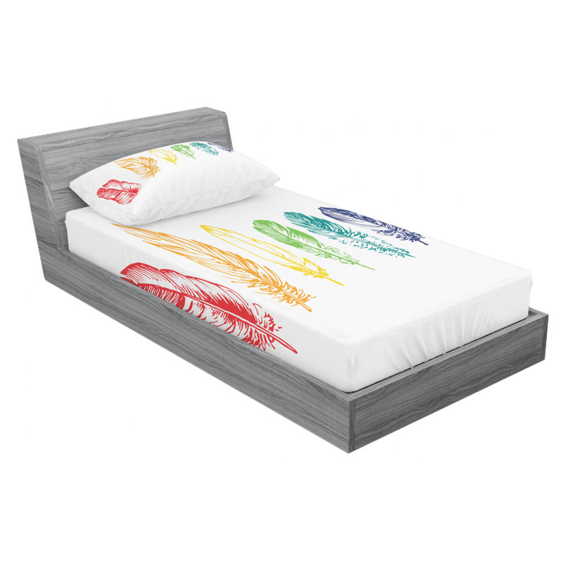 Microfiber Sheet Set, Twin XL Sheet Set with Fitted Sheet