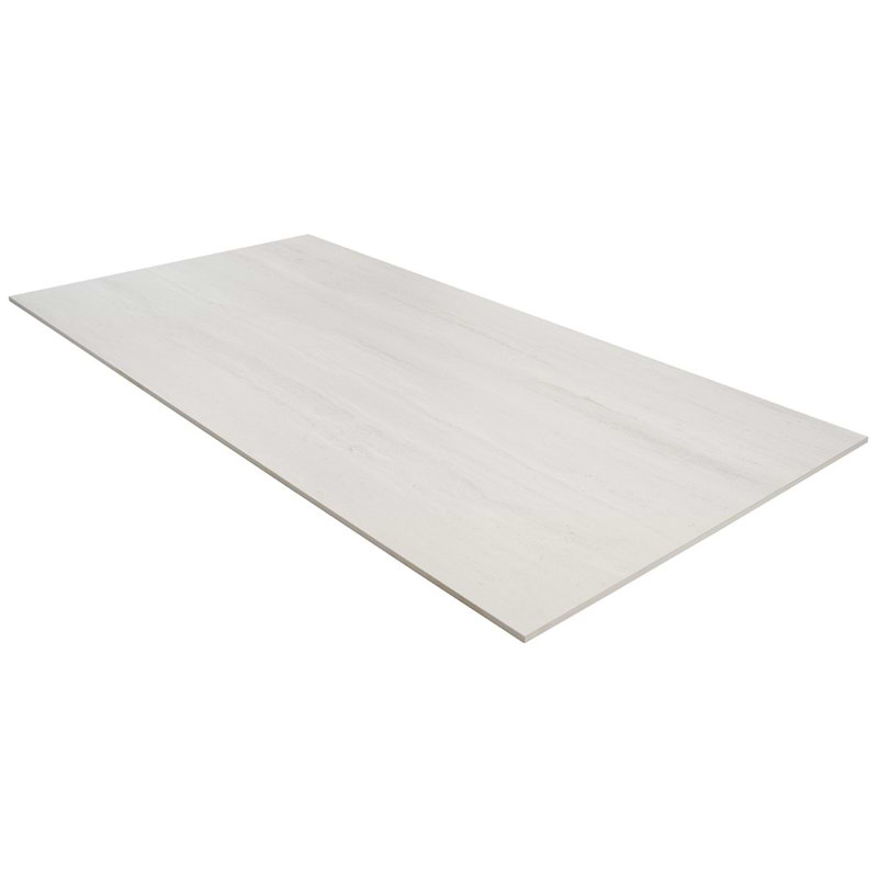 Nashville 24x48 Matte Travertine Look Porcelain Tile, White Matte