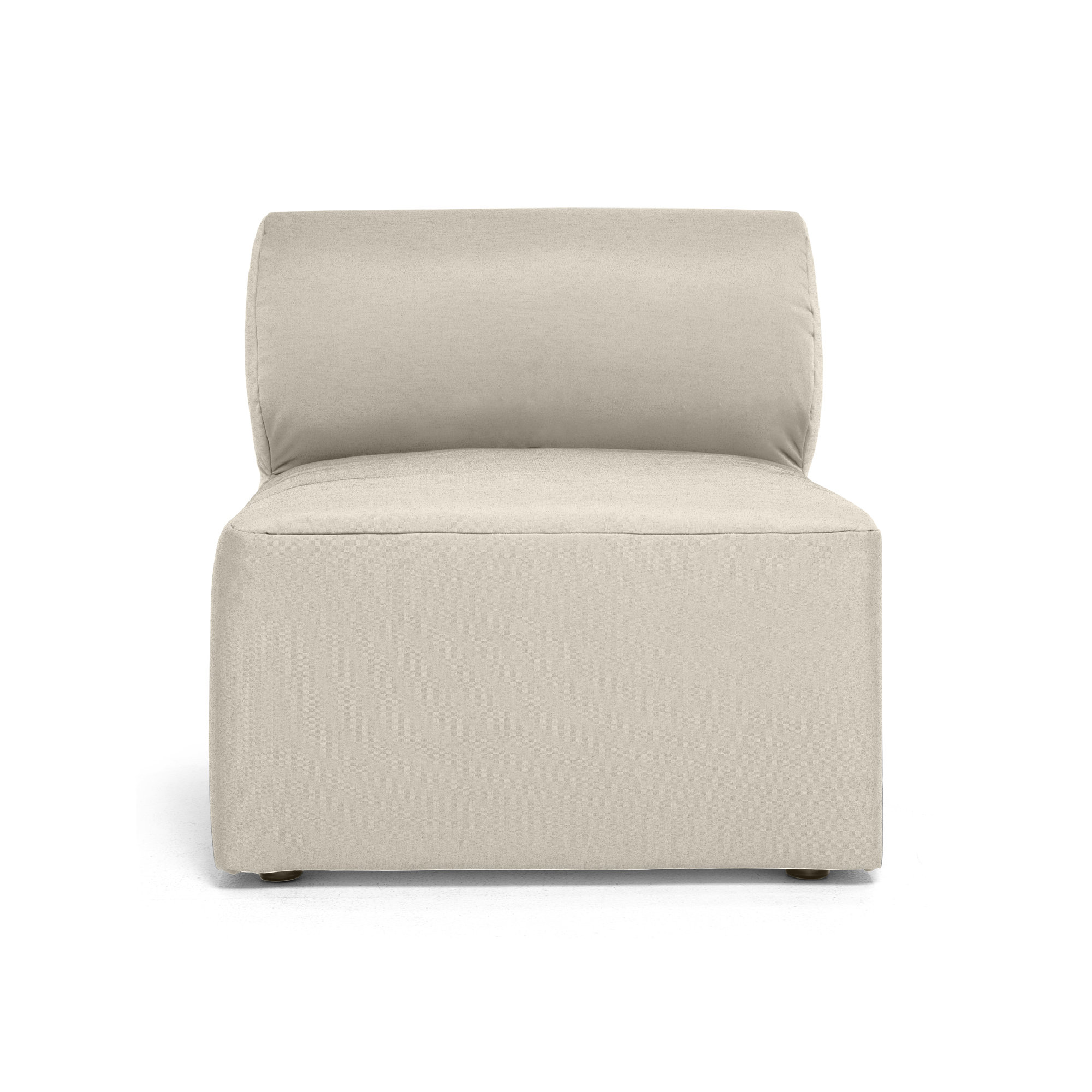 Big Joe Patio Armless Chair, Brown