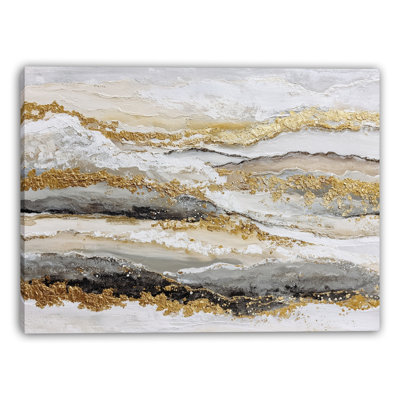 Art mural sur toile tendue Gilded Tides