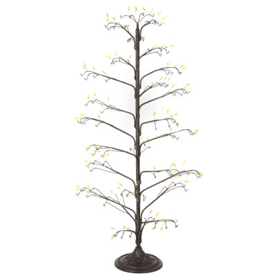Arbre de décoration brun foncé The Holiday Aisle®, H 62 po x l 35 po x P 35 po