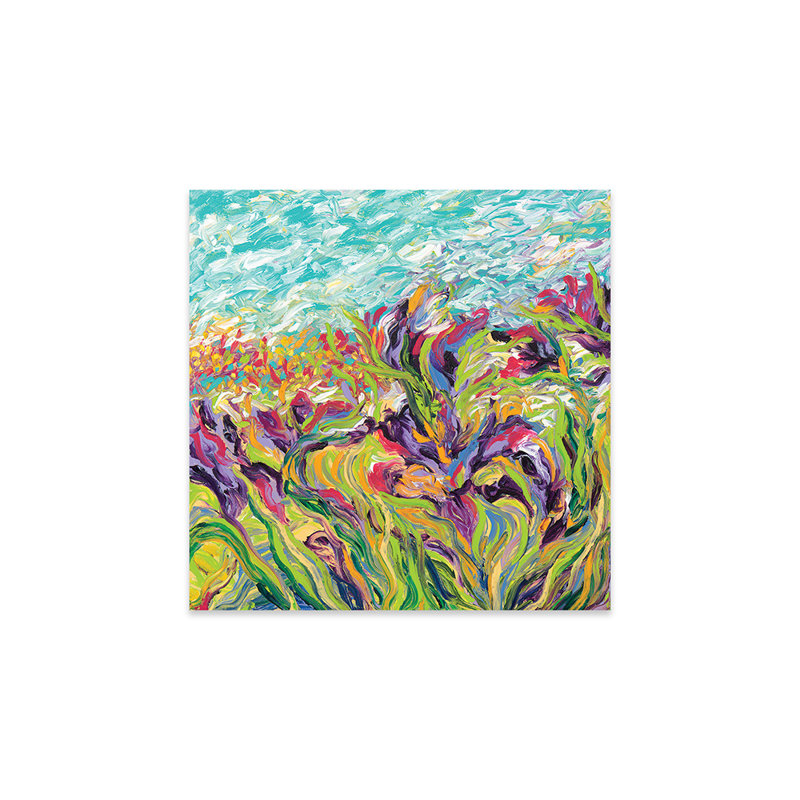 Iris I sur plastique / acrylique par Iris Scott, peinture