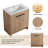 Leicia 30'' Single Bathroom Vanity with Ceramic Top-182316510