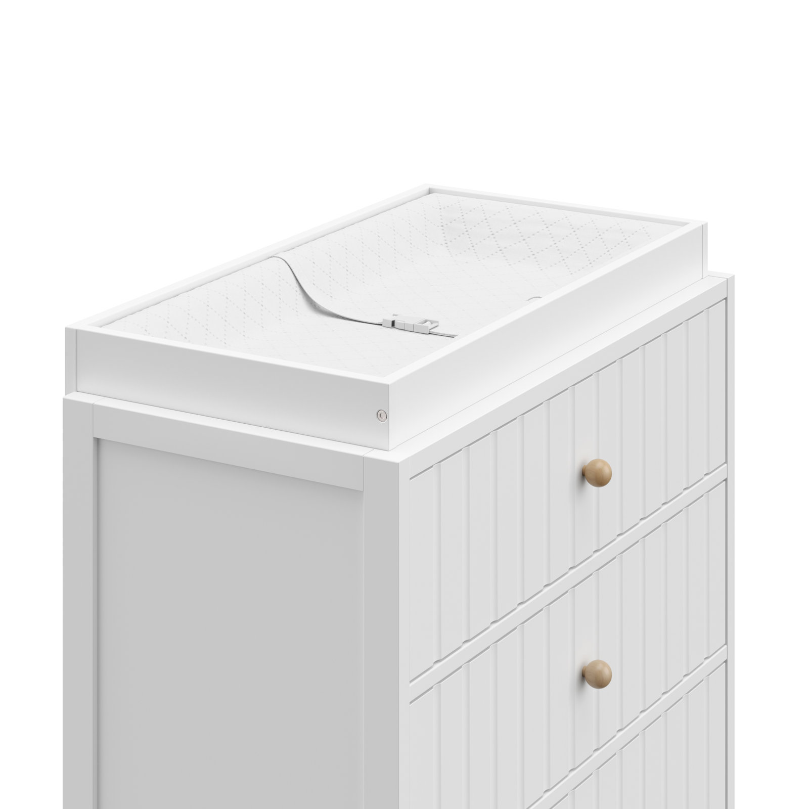 Graco Teddi 3-Drawer Changing Table Dresser, White