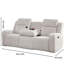 Ensemble de canapé inclinable 1 + 2 + 3 places-1387020267