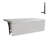 Streamline 60 in. x 30 in. Acrylic Left-Hand Drain Alcove Bathtub in Glossy White With External Drain-101699505