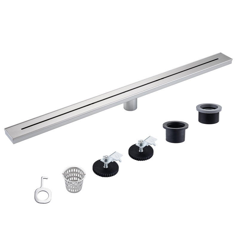 Grille linéaire de 36 po de largeur, Nickel brossé