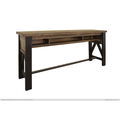 Loft 77.75" Solid Wood Console Table