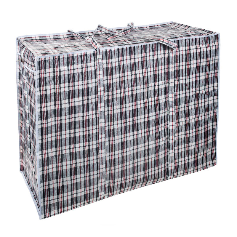 Plastic Laundry Sorter with Handles, Black
