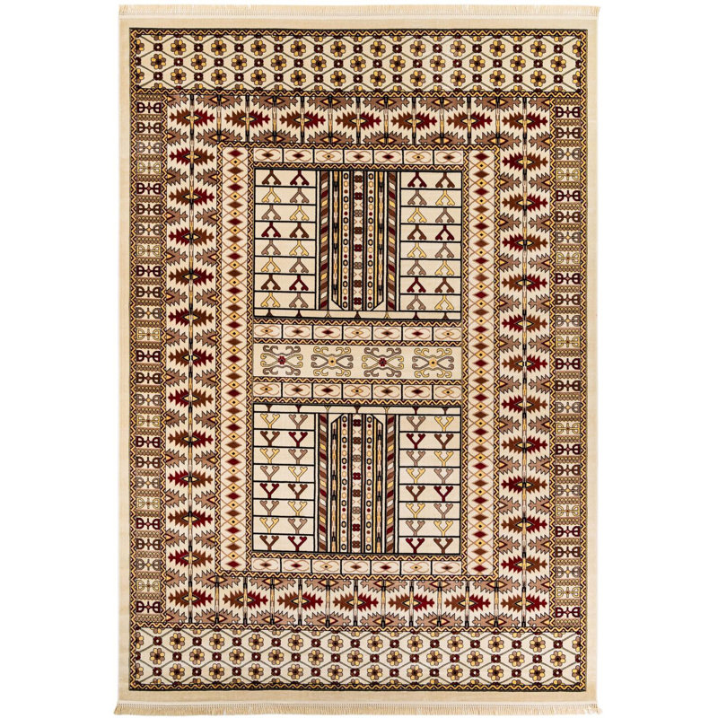 Tapis beige Aucun, Rectangle 10 pi x 14 pi 1 po