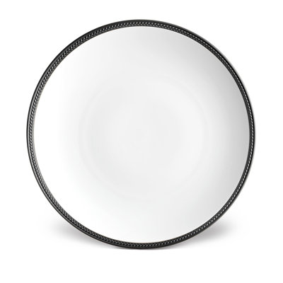 Soie Tressee Black Charger