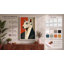 Geometric Wolf in Profile Modern - Wrapped Canvas-1964781009-1964781015