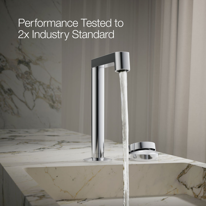 Components Bathroom Sink Rocker Handle, Polished Chrome