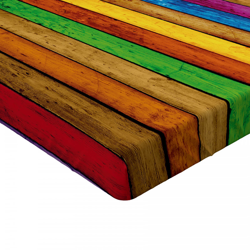 Microfiber Striped Fitted Sheet, Twin XL Fitted Sheet