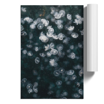 Jellyfish Painting - Frameless Print