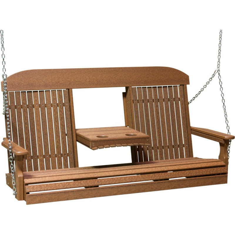  5' Classic Swing, Antique Mahogony Woodgrain