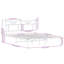 Bed Frame Without Mattress Engineered Wood-215817192-215817203