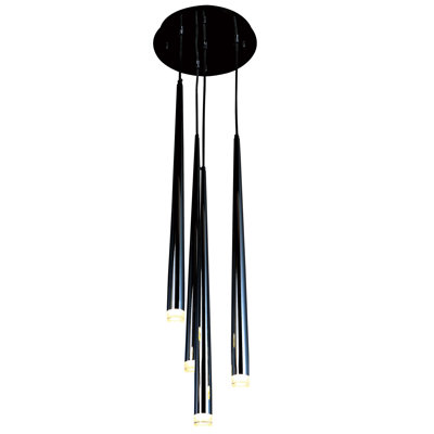Luminaire suspendu en grappe à 4 lumières Liésel