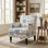 Fauteuil en polyester de 28,75 po de largeur Lofties