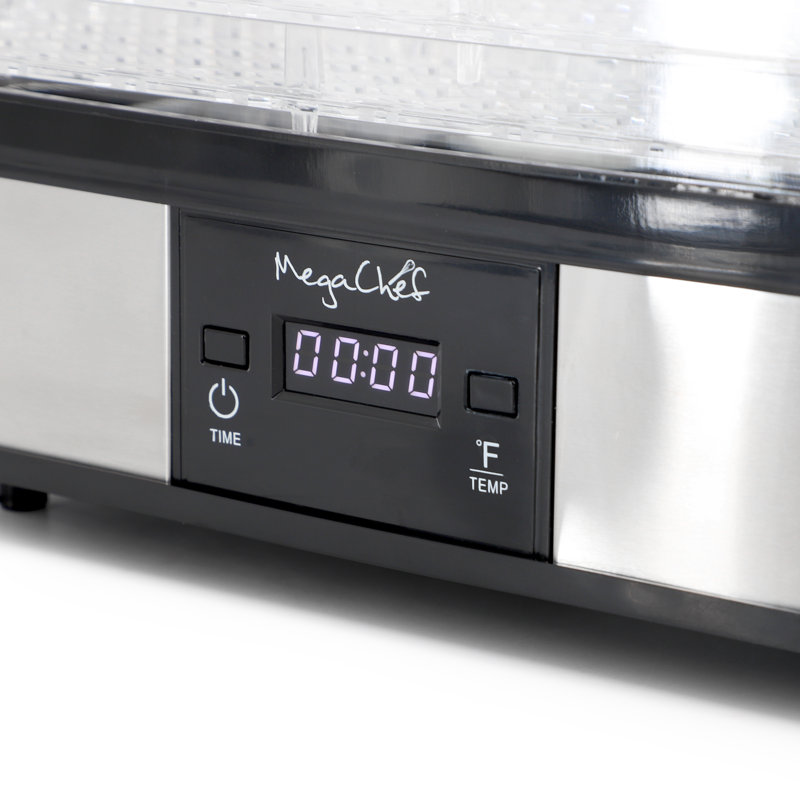 MegaChef 5 Tray Food Dehydrator with Timer and Temperature Control