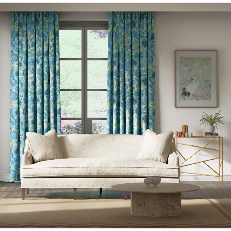 Marsha Fabric, Delft/Lagoon/Porcelain