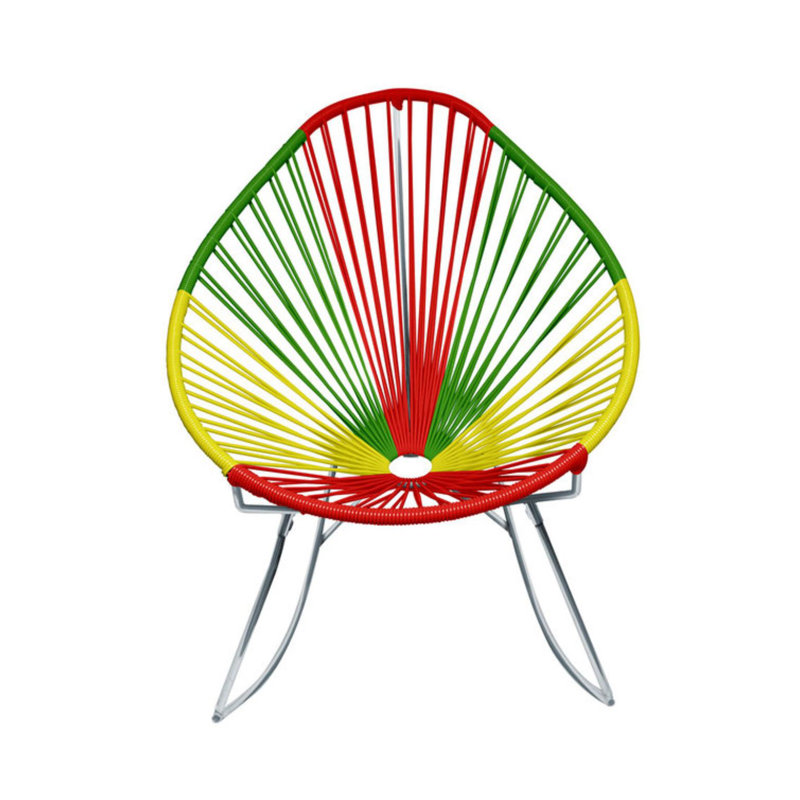 Chaise berçante Innit Designs Acapulco, Portugal, Chrome