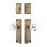 Nostalgic Warehouse New York Entry Set with Crystal Meadows Knob