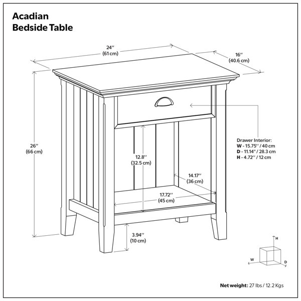 Dimensions du produit