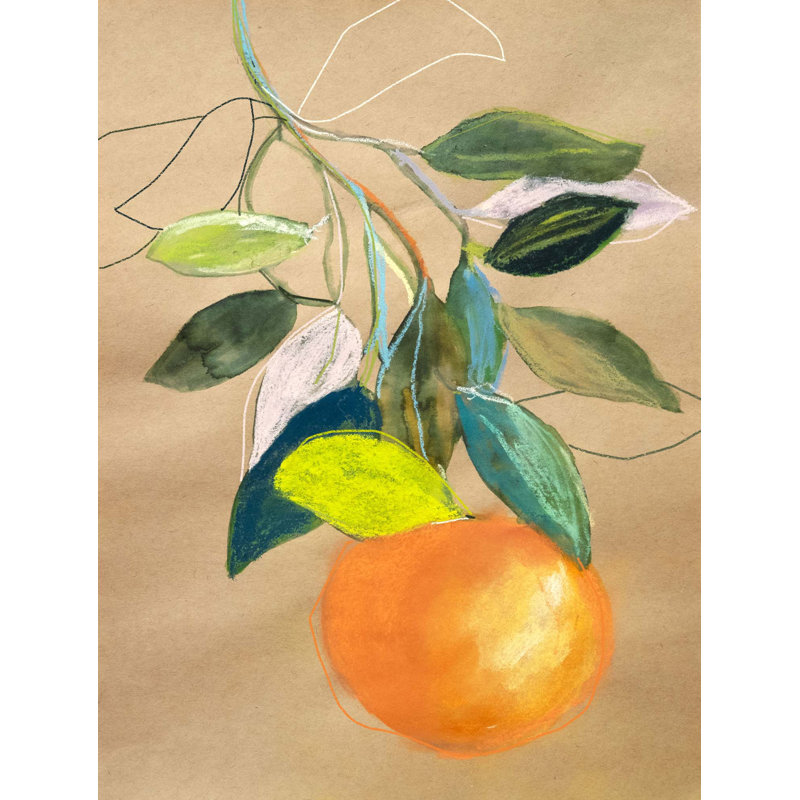 Citrus Print, 40" H x 30" W x 2" D
