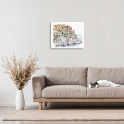 Wanderlust Seaside Motif Canvas, design by Tim Coffey