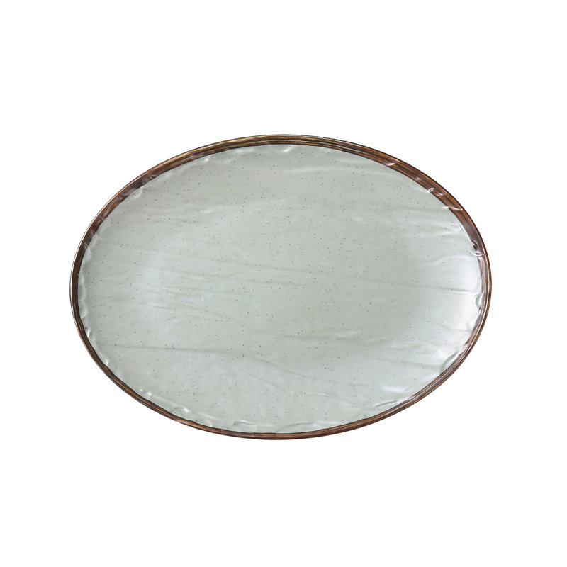 Assiette plate en mélamine 11 po Yoto