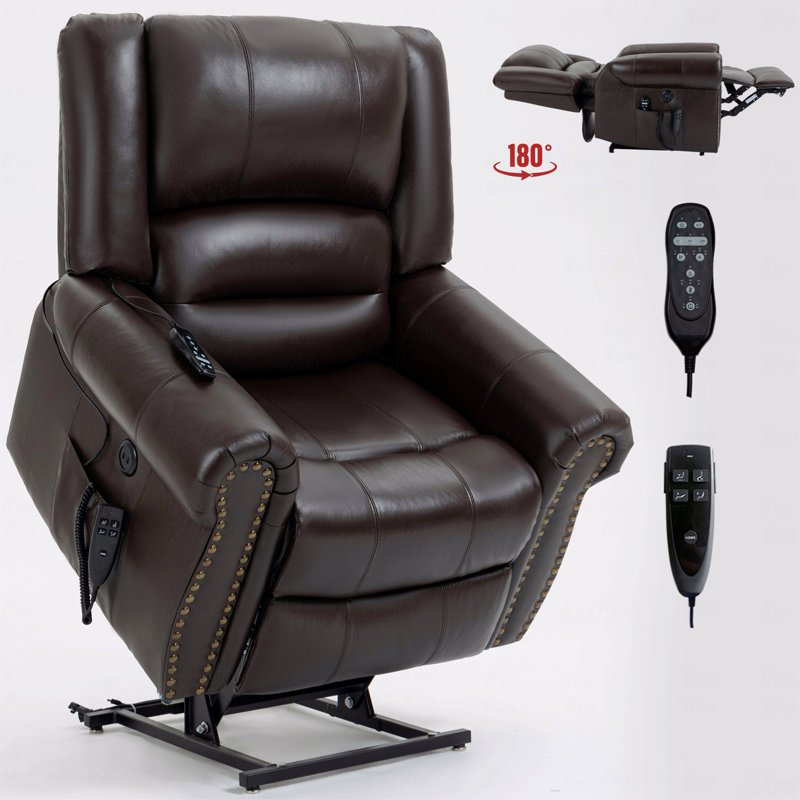 Fauteuil inclinable électrique Power Lift, Brun