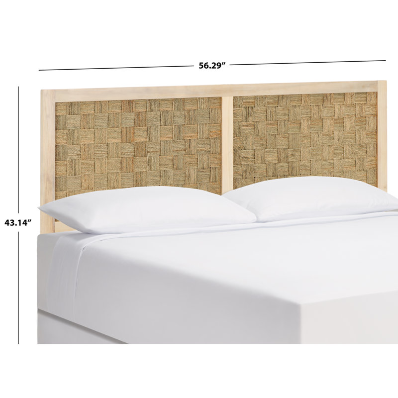 Verina Headboard, King, White Wash
