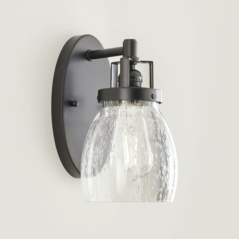 Belton One Light Wall / Bath Sconce from Generation Lighting , Midnight Black