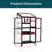 62 Inch Height Wood Large Greenhouse-110601472